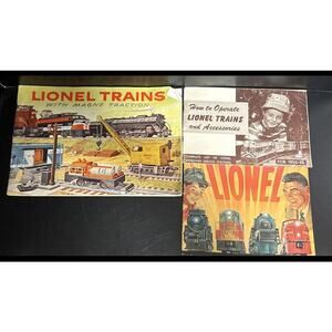 Lionel Trains And Accessories And Magne Traction 1956-1957 Lot Of 3 Magazines